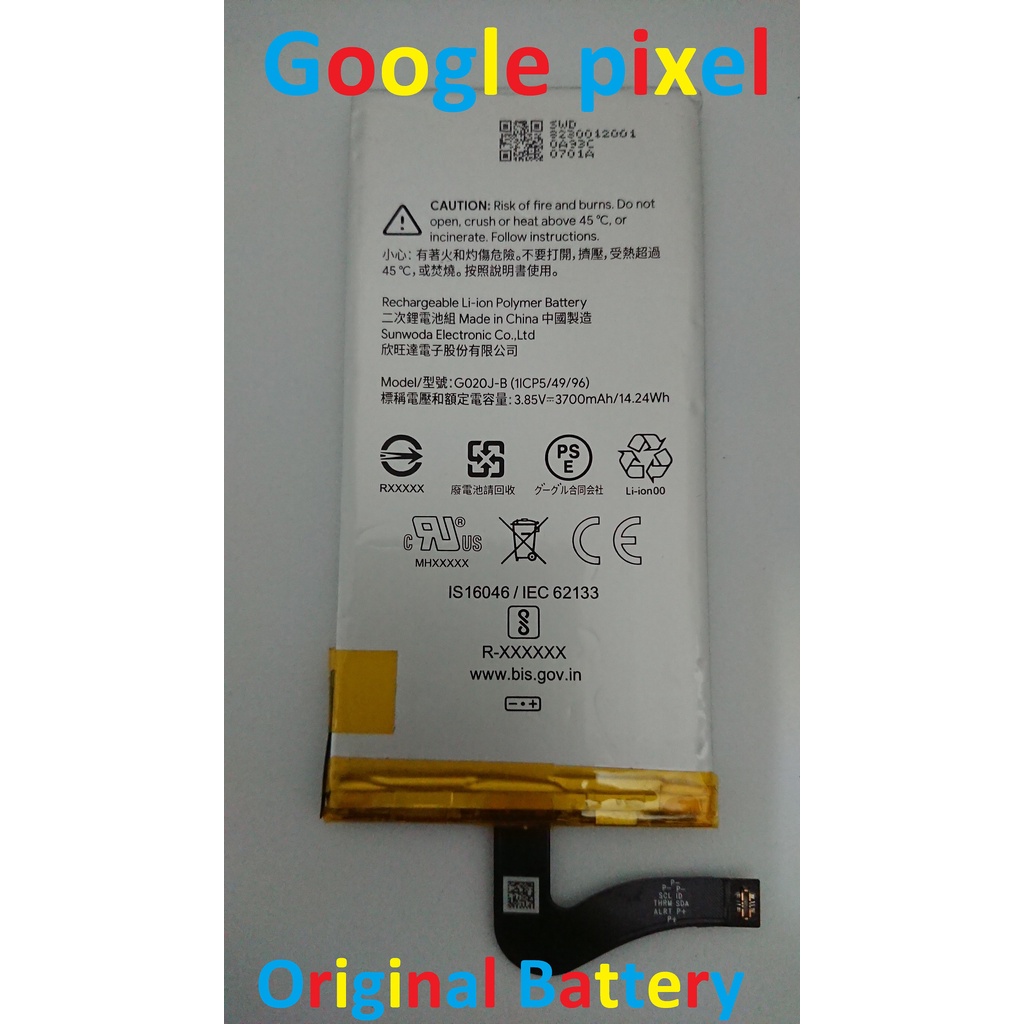 PIN ZIN NEW-ORIGINAL BATTERY GOOGLE PIXEL 4XL : G020J-B