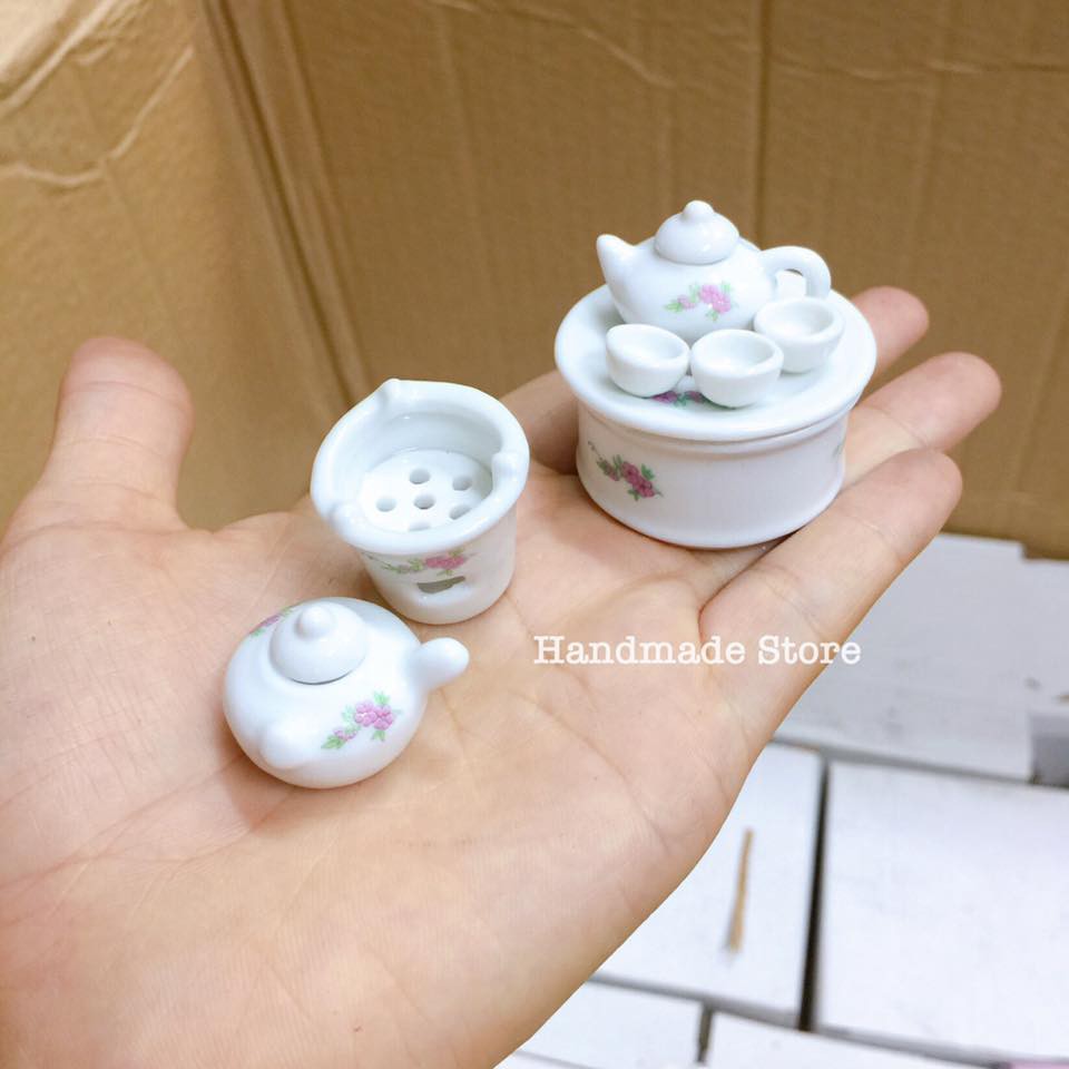 Bộ ấm trà mô hình tỉ lệ 1:12