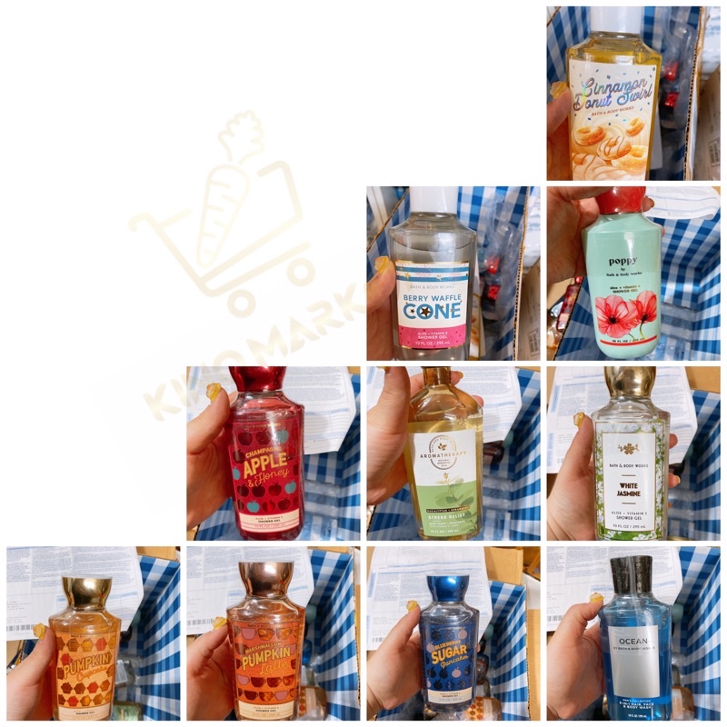 Bộ sưu tập Sữa tắm lưu hương mịn da Bath and Body works 295ml