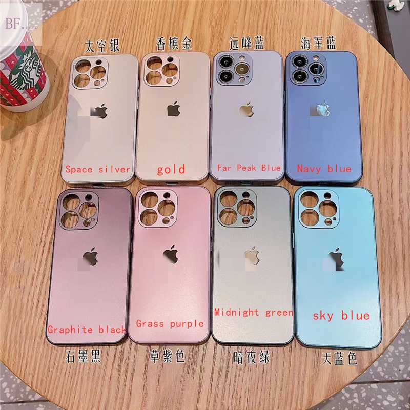 Ốp điện thoại cứng mặt nhám màu trơn chống dấu vân tay thích hợp cho iphone 11 12 13 pro max X XR 7plus
