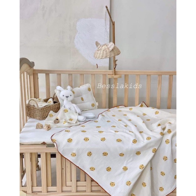 CHĂN ĐA NĂNG 4 LỚP MUSLIN CHO BÉ TỪ SƠ SINH