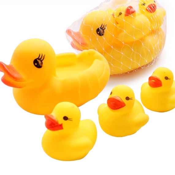 Đàn Vịt Thả Bồn Tắm Cho Bé 4 Con Vịt Kêu Chíp Chíp được bé yêu thích