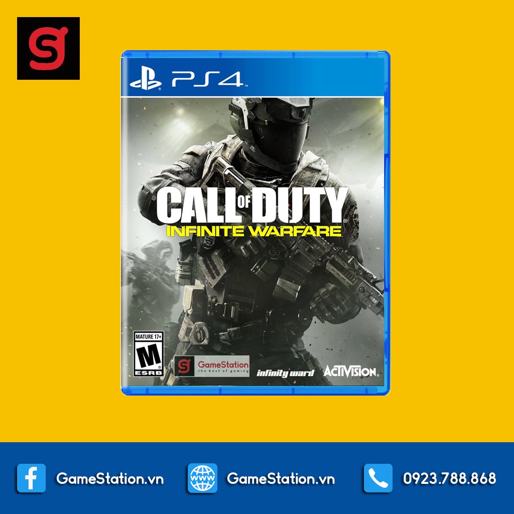 [Mã SKAMA06 giảm 8% đơn 250k][Freeship toàn quốc từ 50k] Đĩa Game PS4 - Call of Duty: Infinite Warfare - hệ EU