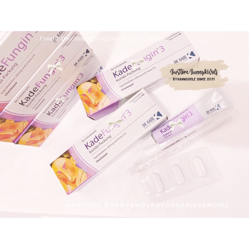 Bộ Sản Phẩm Vệ Sinh Phụ Nữ KadeFungin 3 Kombi-Packung nội địa Đức
