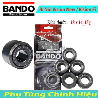 Bộ 6 Viên Bi Nồi Bando Honda Vision Fi 18 x 14_15g