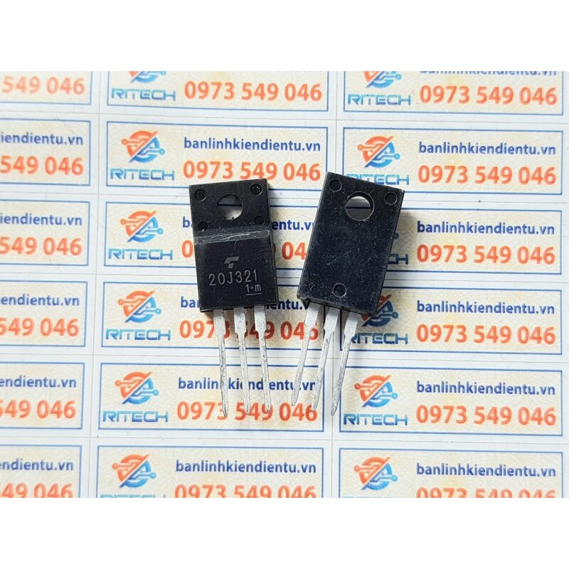 [Combo 2 chiếc] 20J321, GT20J321 Silicon N Channel IGBT 20A/600V TO-220F