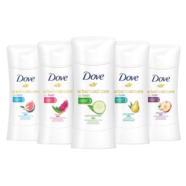 Lăn khử mùi Dove Advanced Care 48h giúp loại bỏ mùi hôi và chống ẩm ướt 74g mt89