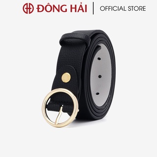 Nịt Da Nữ Đông Hải Khoá Tròn Kim Loại - PH03