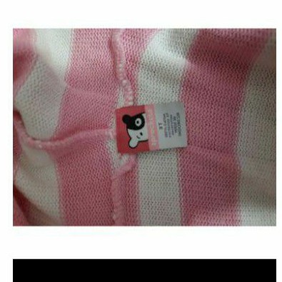 Áo khoác len sọc hồng size 3 T bé gái 2-3 tuổi used