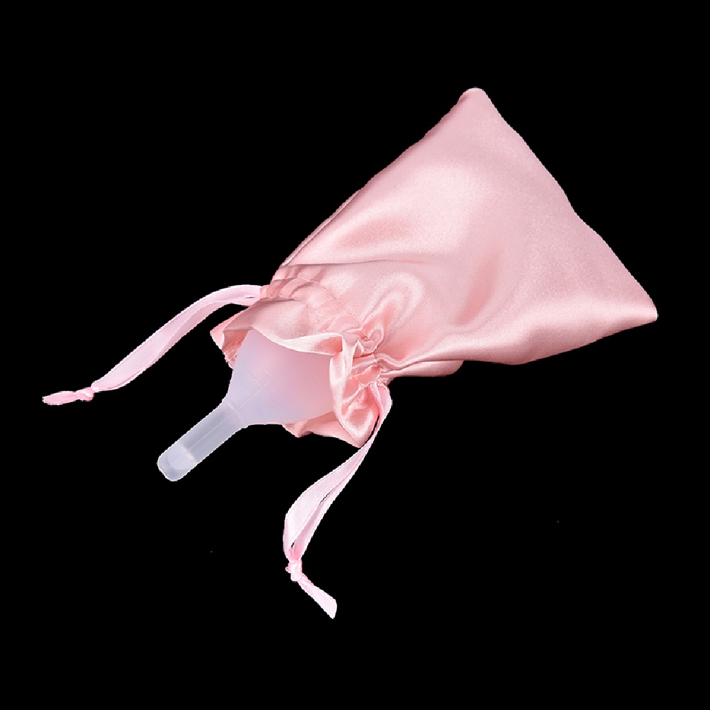 [Hàng mới về] Cốc nguyệt san silicone tái sử dụng kèm túi đựng