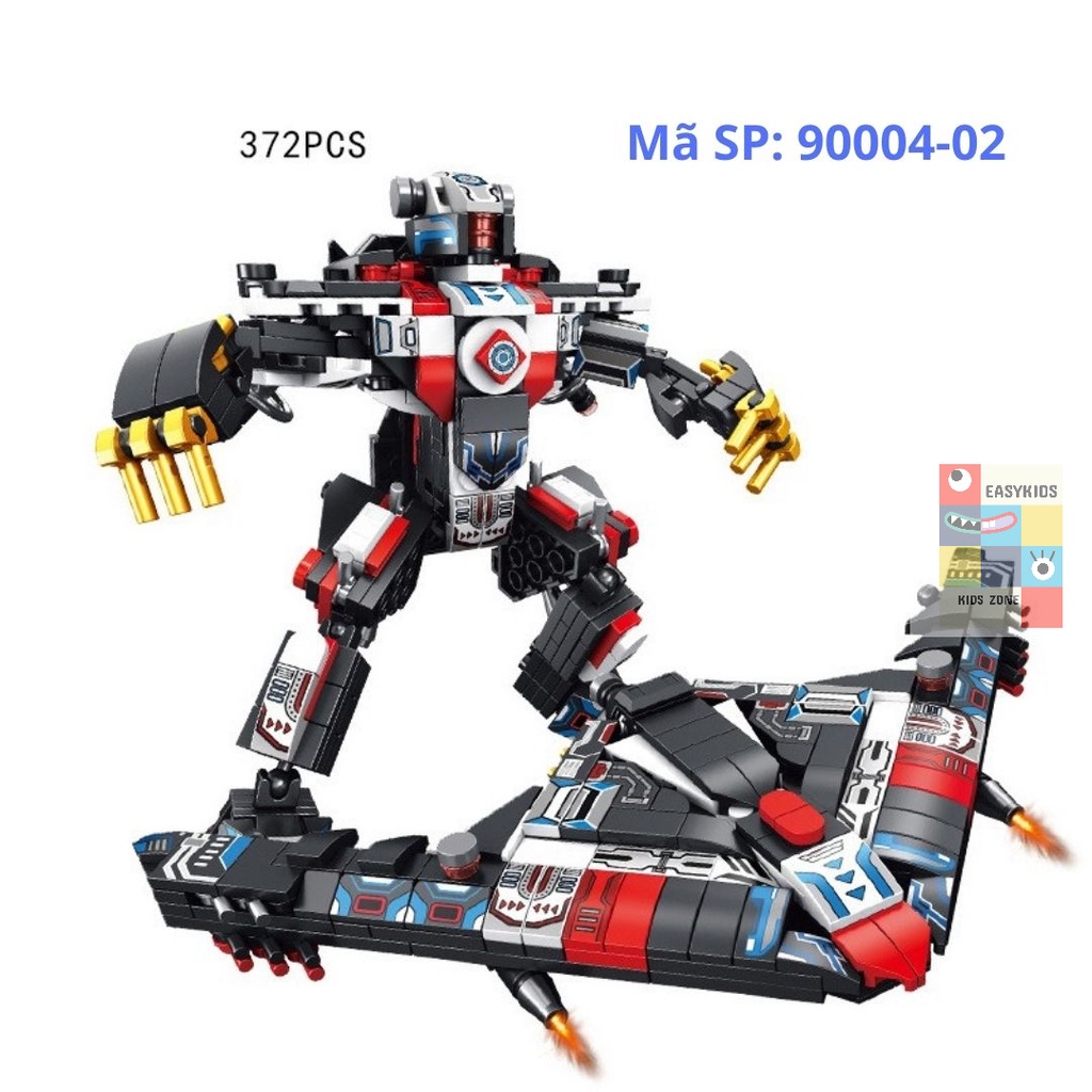 Đồ chơi Lego lắp ghép mô hình chiến xa, ô tô, máy bay, người máy robot cỡ lớn EASYKIDS