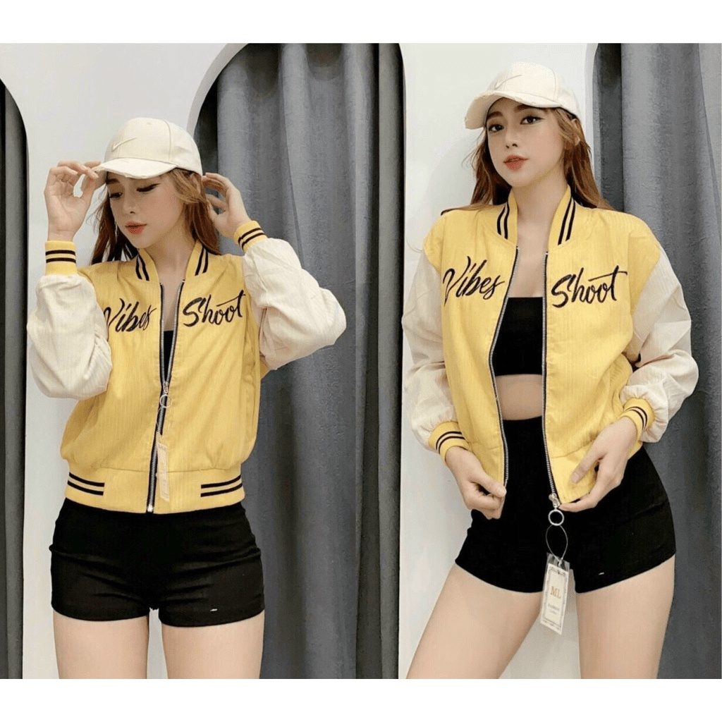 ÁO KHOÁC NỈ DÙ 2 LỚP NỮ THỜI TRANG CỰC XINH XẮN , THỜI TRANG HOTTREND 2022 KME FASHION