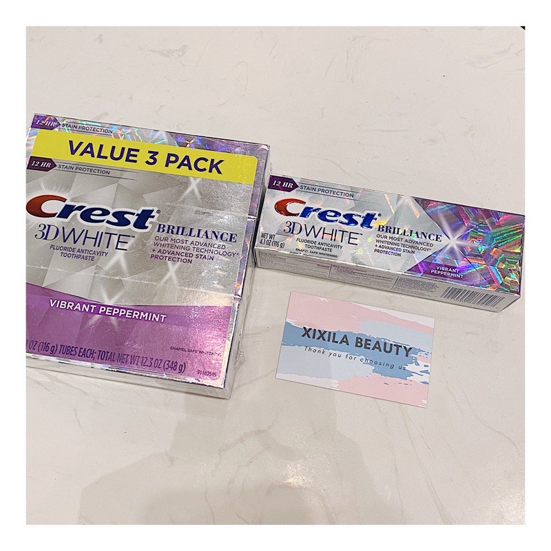 Hàng Mỹ - Kem đánh răng Crest 3D White Brilliance làm trắng răng vượt trội | BigBuy360 - bigbuy360.vn