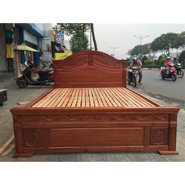 Giường Mẫu Đẹp Gỗ Xoan Đào