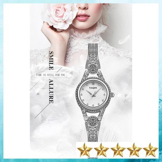 (Siêu phẩm) Đồng hồ Nữ YAQIN Lắc tay - Phong cách Ý + Tặng hộp & Pin