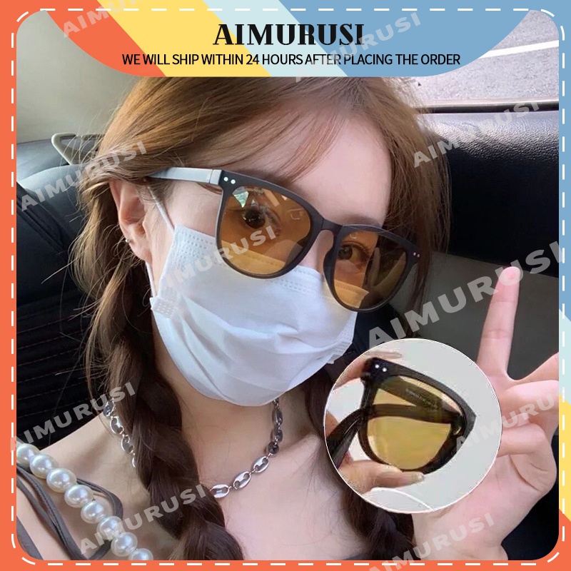 (AIMURUSI) COD kính Râm Lái Xe Chống Tia UV Có Thể Gập Lại Thời Trang Mùa Hè Cho Nam Nữ