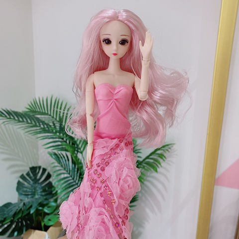 Búp Bê Công Chúa Barbie Thời Trang Giáng Sinh Có 20 Khớp Cử Động 30cm