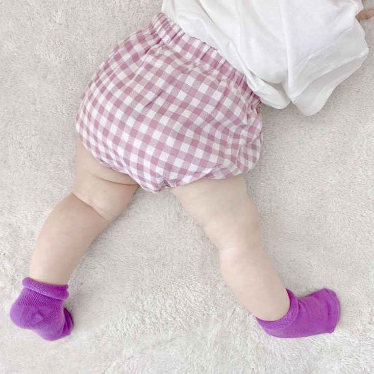 Set bộ áo cotton quần đũi kẻ cho bé (7-17kg)