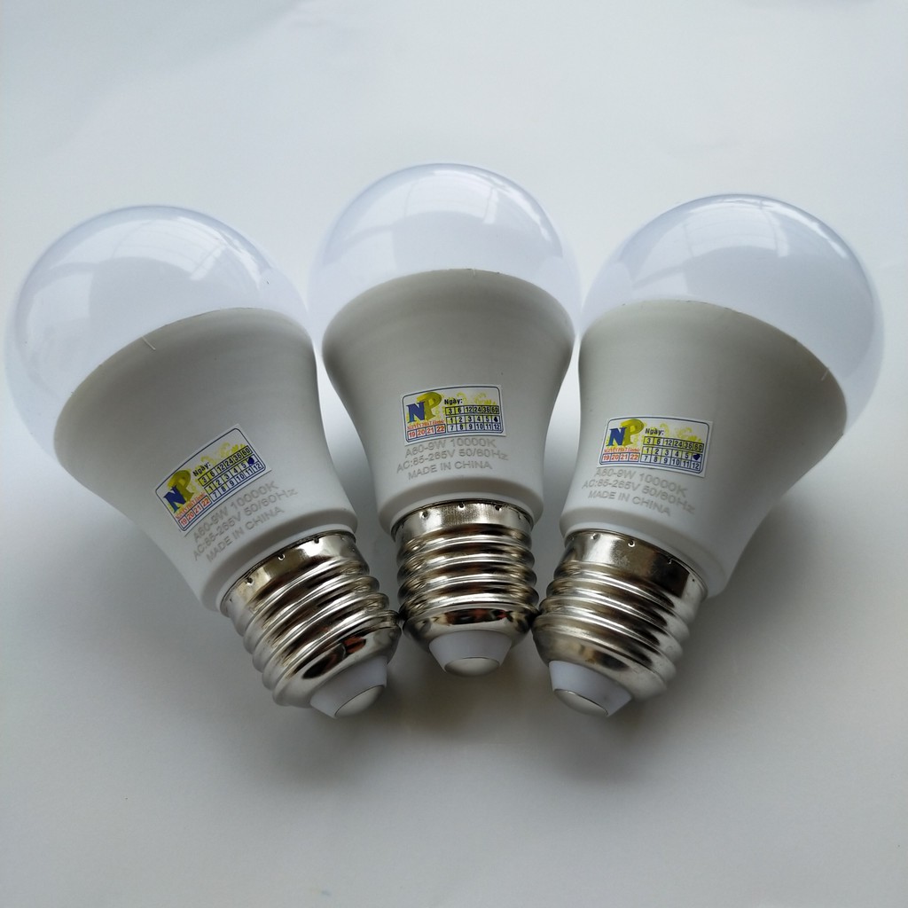 Bóng Đèn Led Bulb Kín Nước 9w Ánh Sáng Trắng/Vàng