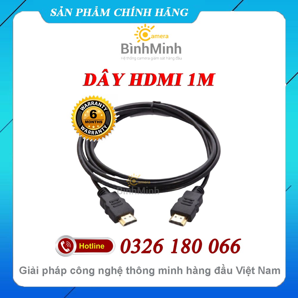 Dây HDMI 1M (Bảo Hành 6 tháng)