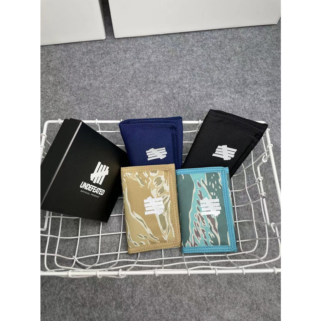 Ví gập họa tiết rằn ri thời trang cho nam và nữ