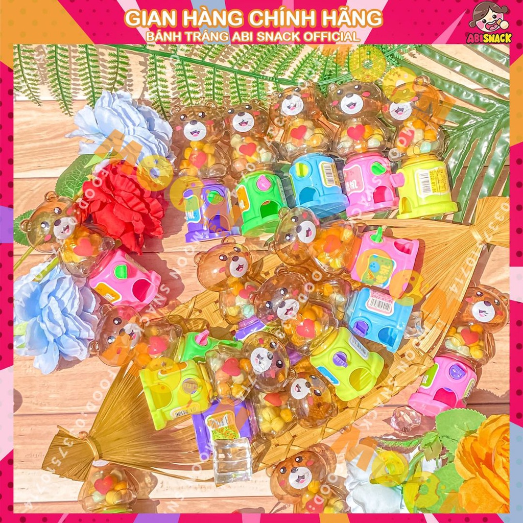 MÁY VẶN KẸO HÌNH GẤU CUTE hủ 10g Moon Snack Food