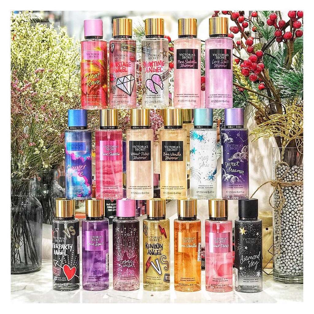 Xịt Thơm Body Mist Vic Tổng Hợp Các Bảng Mùi Hot