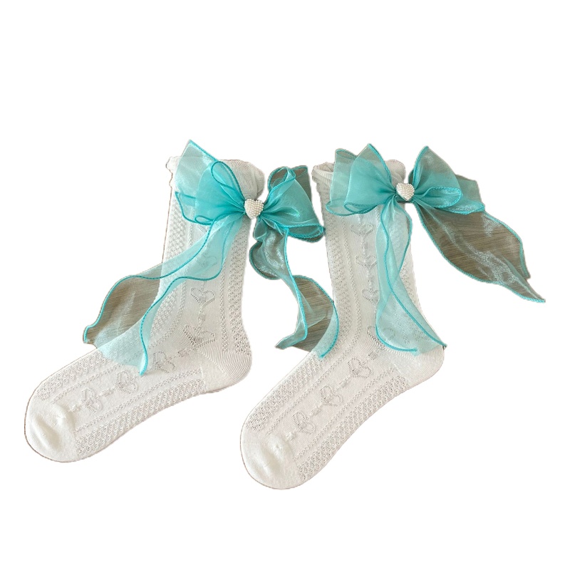 Xixi Tất Ống Lửng Thiết Kế Đục Lỗ Phong Cách Harajuku Xinh Xắn