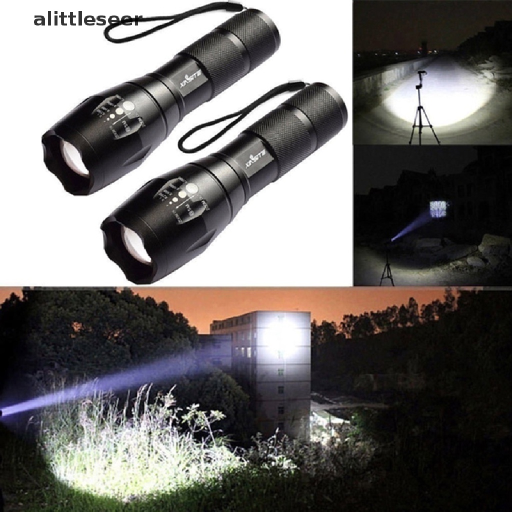 【ER】 T6 Tactical Military LED Flashlight 980000LM Zoomable 5-Mode  .