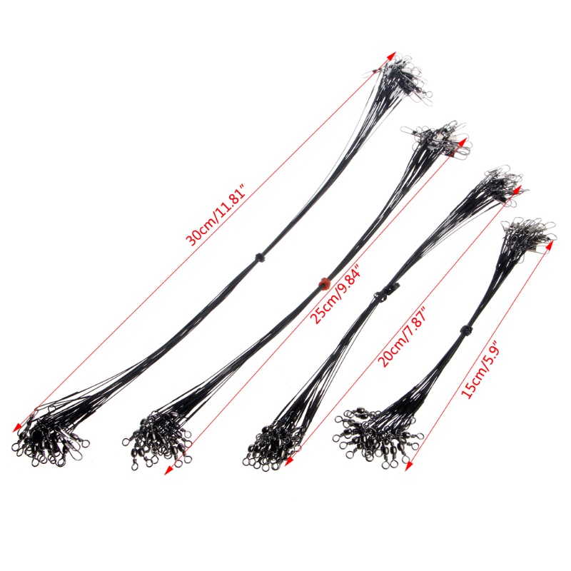 20 Phụ Kiện Dây Câu Cá Bằng Thép Không Gỉ Mới