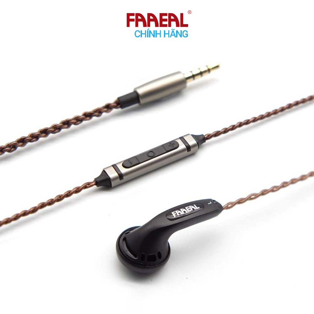 Tai nghe FAAEAL Iris 2.0 With Mic - Hàng chính hãng | 20 - 20 kHz, 32 ohm, 3.5mm, có mic và điều khiển âm lượng