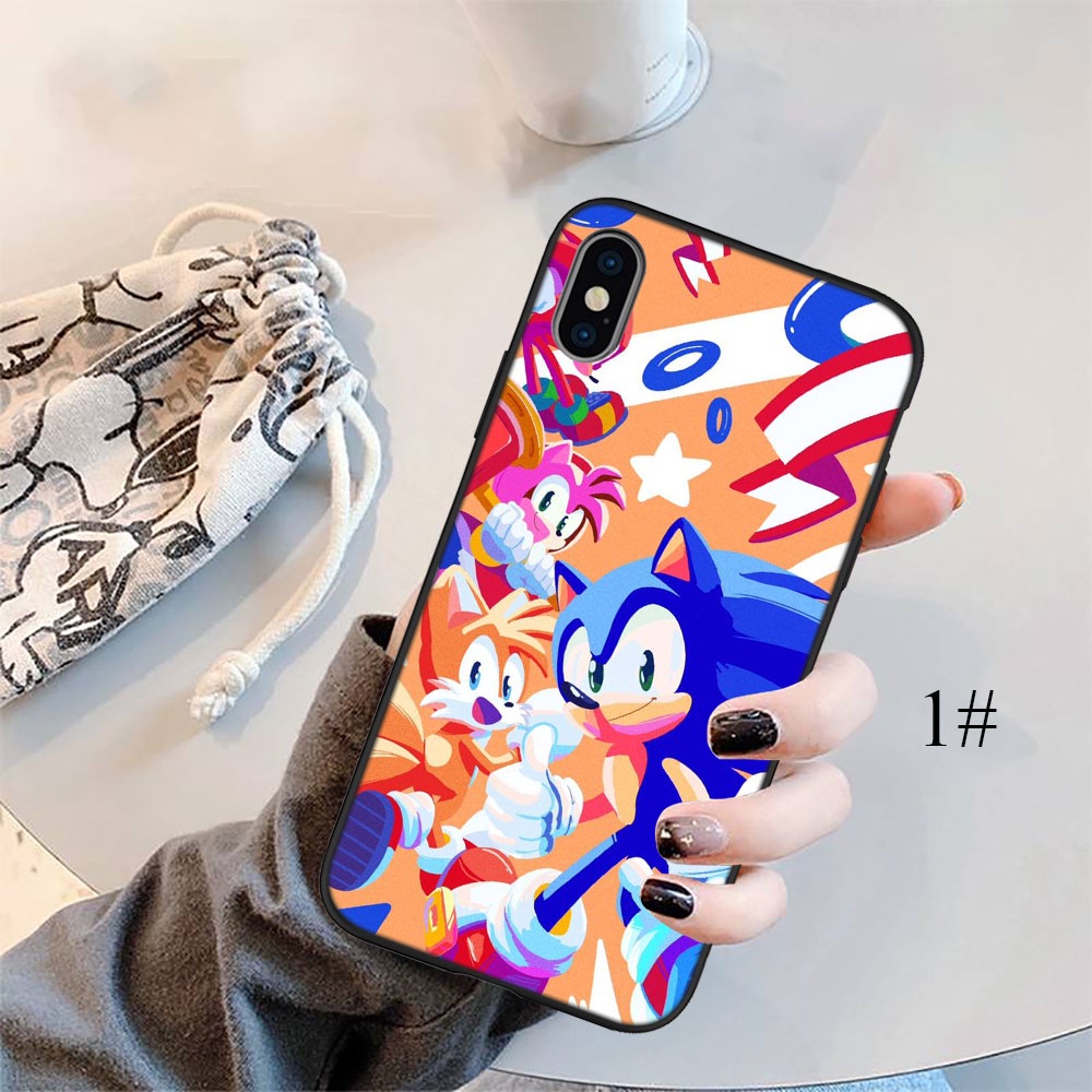 Ốp Điện Thoại Hình Nhím Sonic Cho iPhone 5 5S 6 6S 7 8 11 Pro Max Plus SE XR HH73