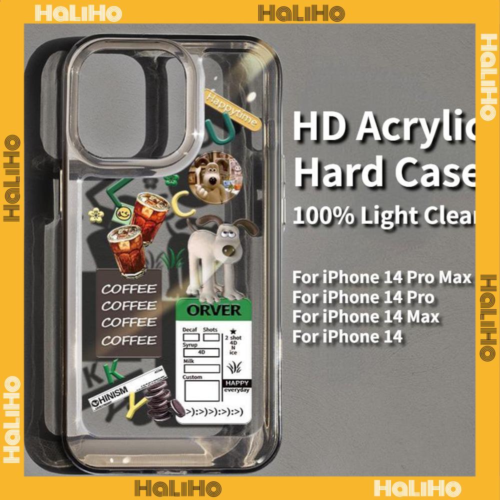 iPhone Case HD Acrylic High Quality Hard Case Metal Button Protection Camera Shockproof Cartoon Cute Compatible For iPhone 14 Pro Max 13 Pro Max 12 Pro Max 11 Pro Max xr xs max