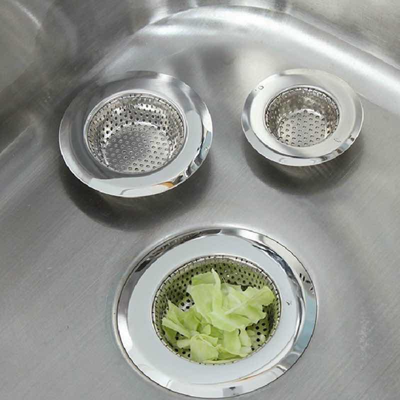 Lưới lọc bồn rửa làm từ thép không gỉ 7cm / 9cm / 11.5cm