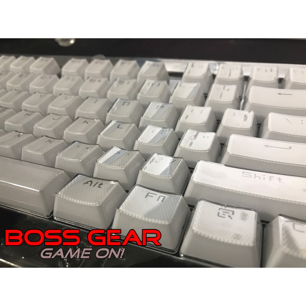 [Mã SKAMSALE03 giảm 10% đơn 200k] Bộ keycap Crystal Double Shot ( 104 phím ) Bộ Nút Phím Cơ Bọc Nhựa Trong Suốt