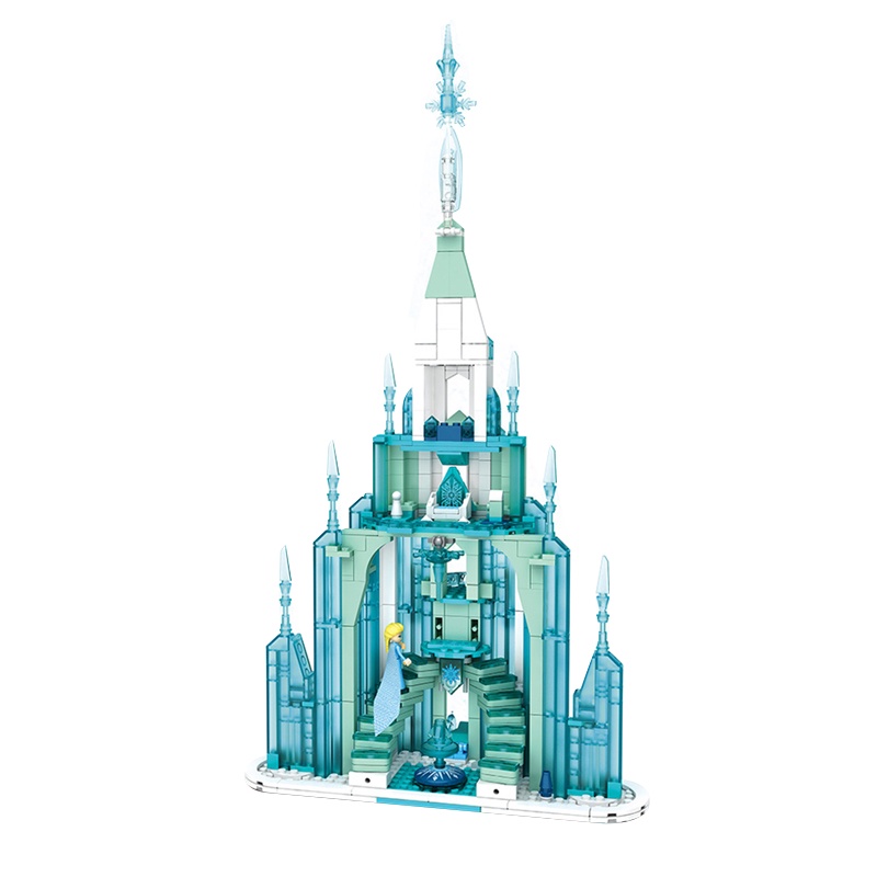 Bộ 786 Khối Lắp Ráp Lâu Đài Anna Elsa Cho Bé