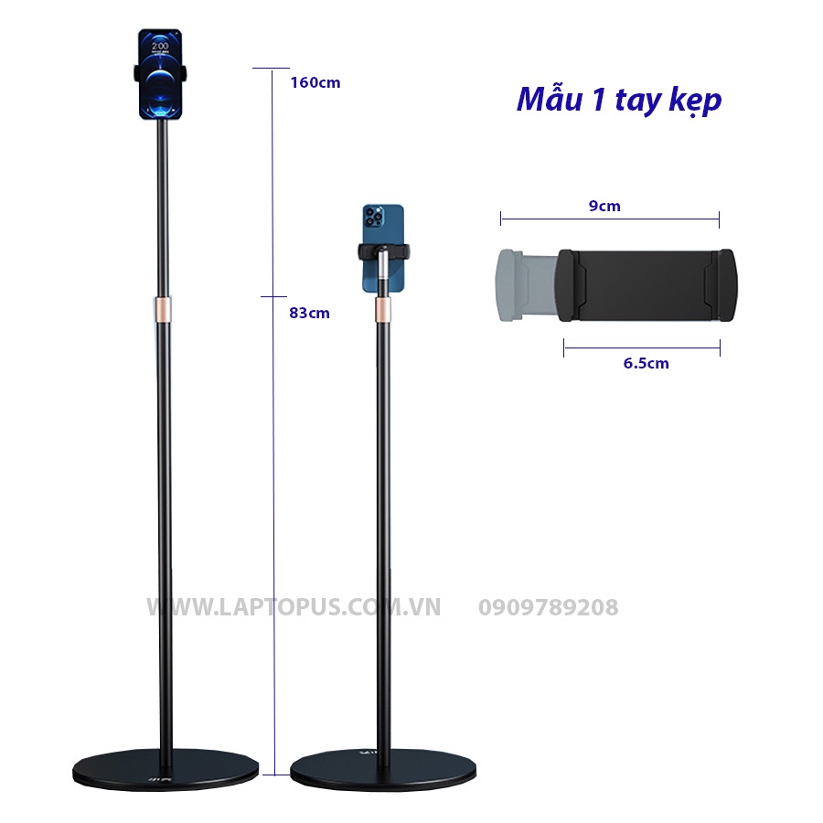 Giá Đỡ Sàn Livestream Chụp Ảnh Quay Video Điện Thoại iPad Chắc Chắn