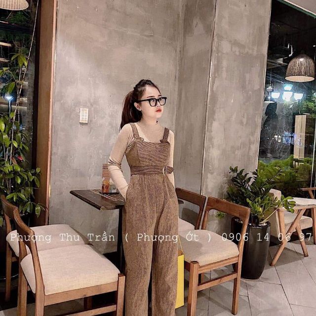 Yếm nhung+áo len tăm 3p