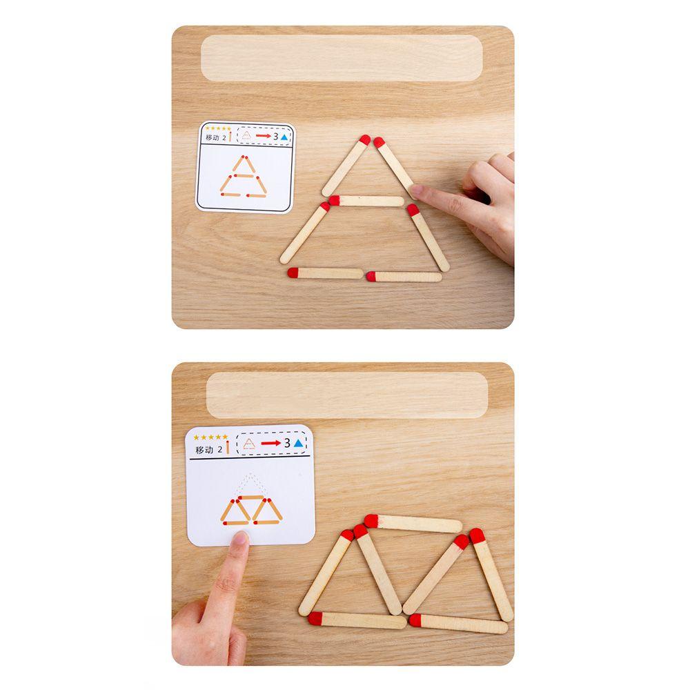 CHOOKEY Bộ Đồ Chơi Lắp Ráp Bằng Gỗ Luyện Tư Duy Logic