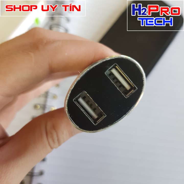 Tẩu sạc trên xe hơi Lecun HC-20 3.1A 2 CỔNG USB