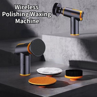 Máy đánh bóng xe hơi máy chà nhám không dây cầm tay 4000mah có thể điều chỉnh tốc độ