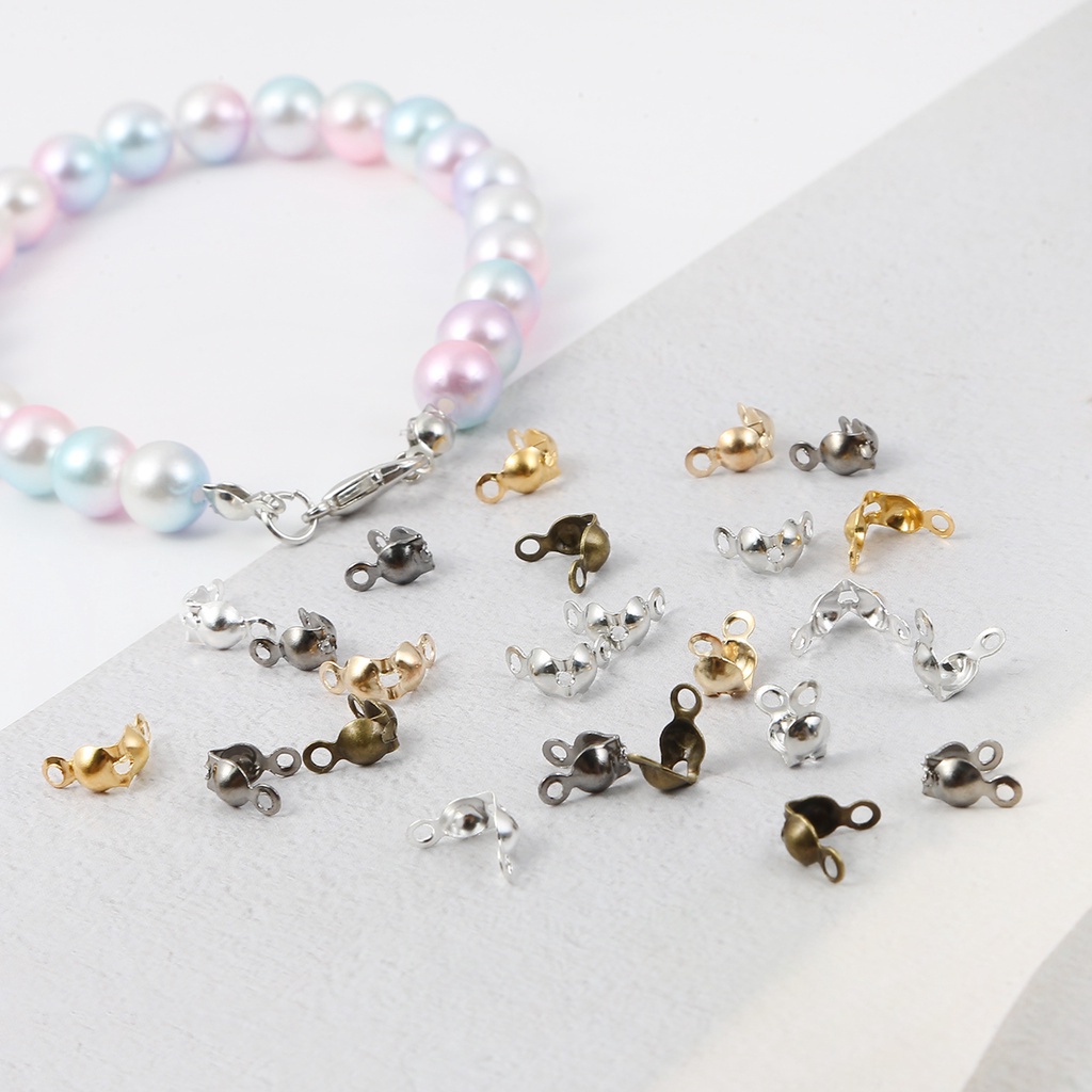 Set 100 Khóa Càng Cua Bằng Sắt Kích Thước 4 * 7mm Dùng Làm Trang Sức DIY