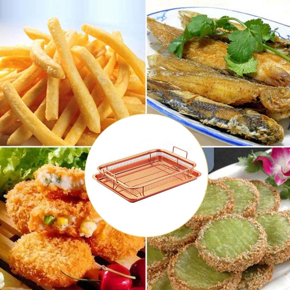 Khay Lưới Inox Đựng Khoai Tây Chiên Có Thể Tháo Rời Tiện Dụng