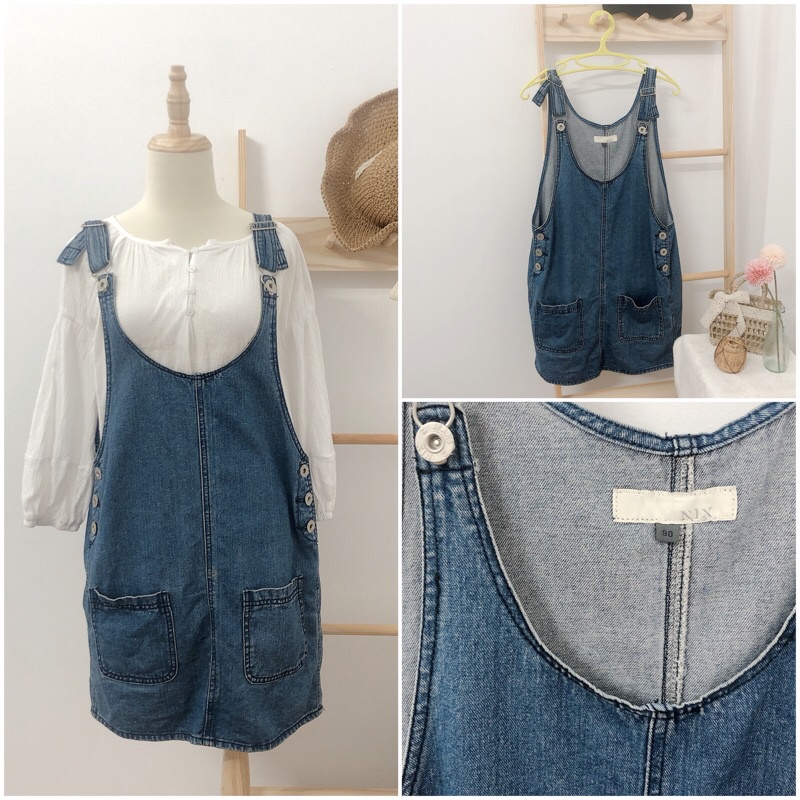 Yếm jeans tạp dề hiệu 2hand