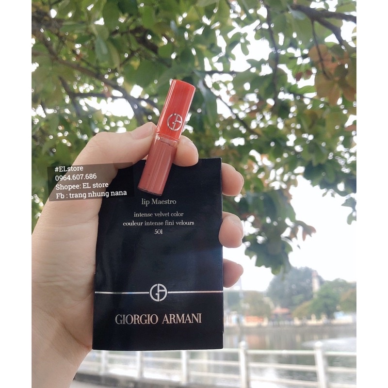 son giorgio armani 501 màu hồng đất(Kéo ảnh xem swatch)