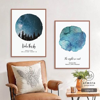 🏅 Bộ tranh cô gái trồng hoa treo tường phòng ngủ chât lượng - tặng đinh treo 3 chân [L024]