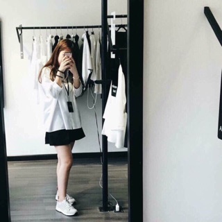 Sơ mi oversize trơn