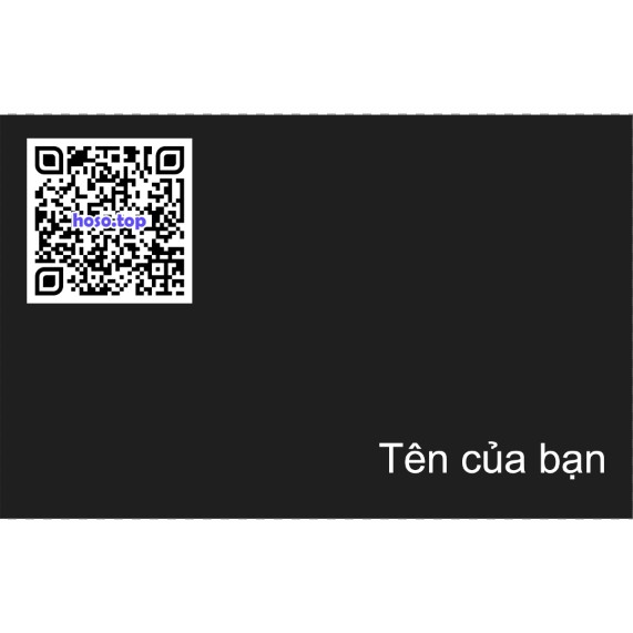 Thẻ cá nhân thông minh một chạm NFC QR - In name card - CardVisit