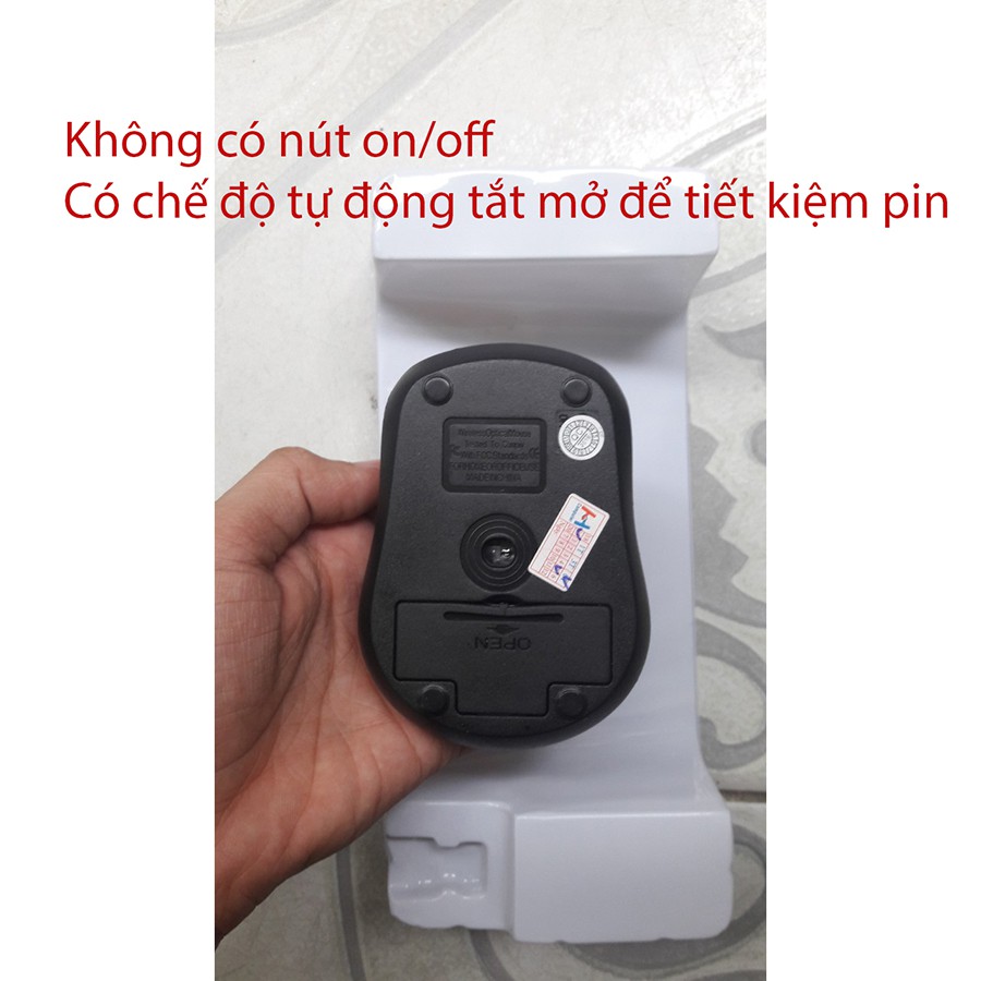 CHUỘT KHÔNG DÂY AUTO LED 4D CAO CẤP (NHIỀU MÀU) + TẶNG KÈM PIN