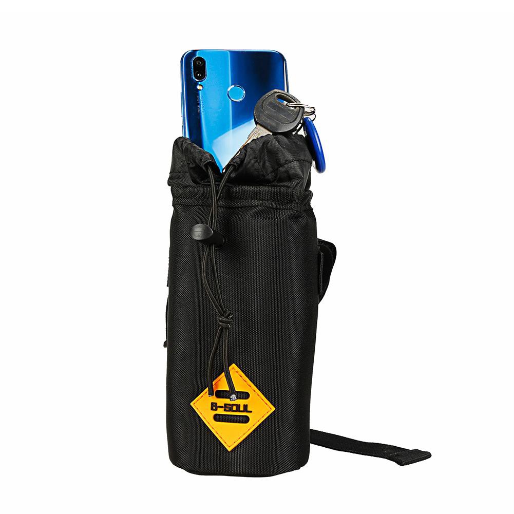 B SOUL Road Bike Front Handlebar Water Bottle Insulation Bag Bottle Pouch